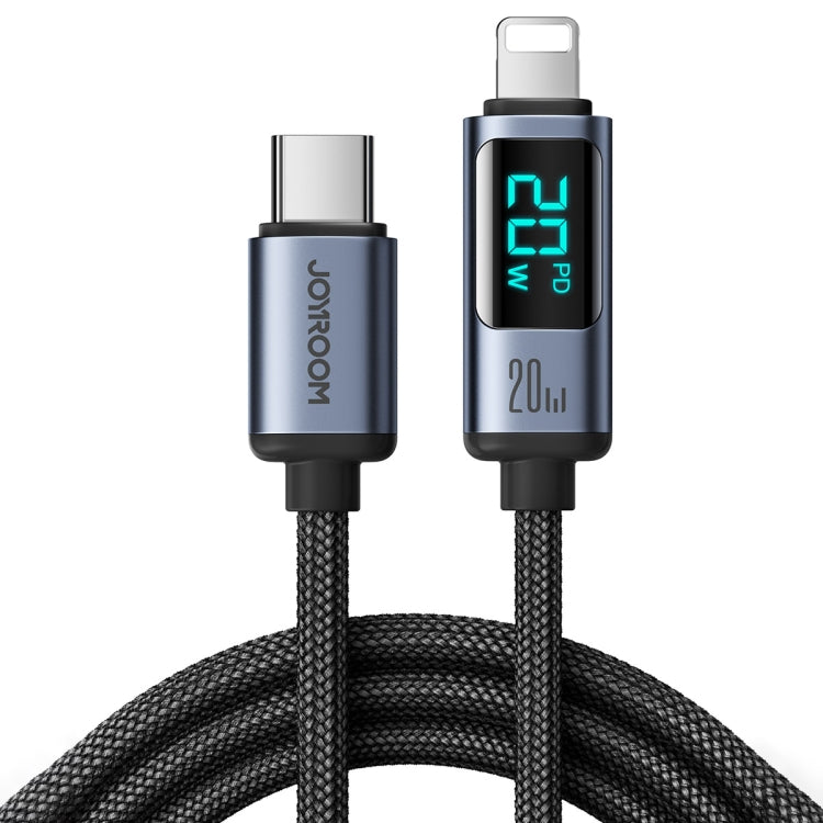 JOYROOM S-CL020A16 20W USB-C / Type-C to 8 Pin Digital Display Fast Charging Data Cable����������...