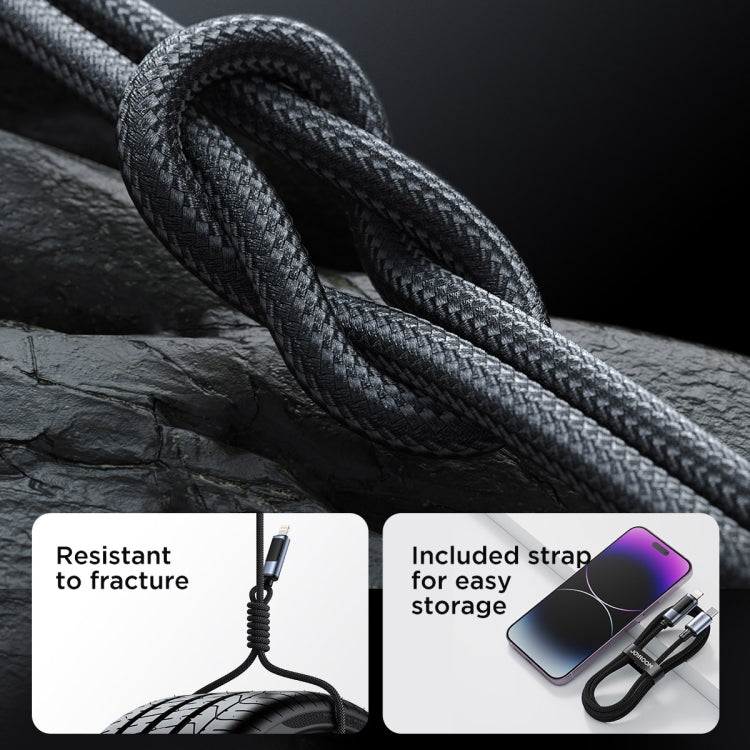 JOYROOM S-CL020A16 20W USB-C / Type-C to 8 Pin Digital Display Fast Charging Data Cable����������...