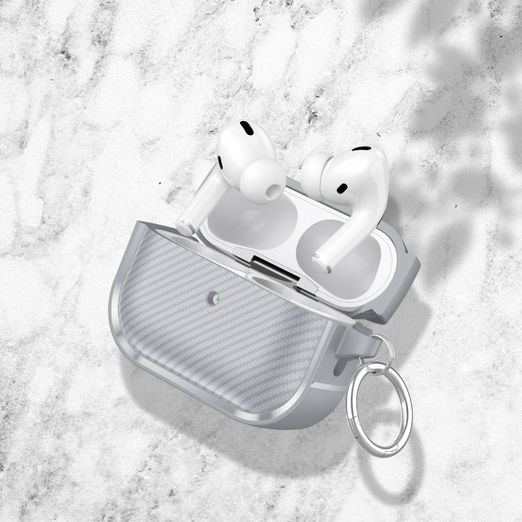 Photo Frame Carbon Fiber Series Earphone Case, For AirPods Pro 2, For AirPods Pro, For AirPods 3�...