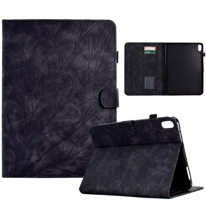 Fortune Tree Pressure Flower PU Tablet Case with Wake-up / Sleep Function