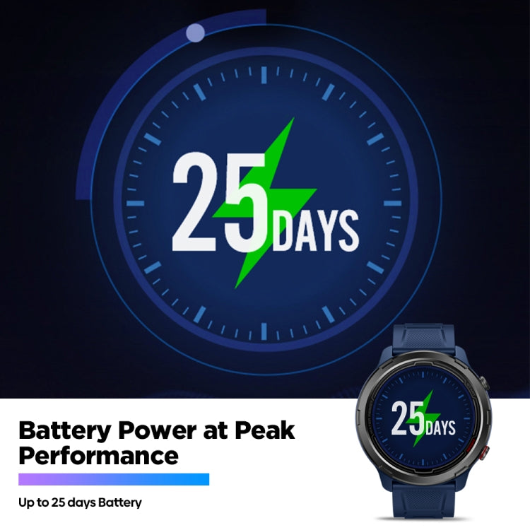 Zeblaze Stratos 2 Lite 1.32 inch IPS Screen 5 ATM Waterproof GPS Smart Watch, Support Heart Rate ...