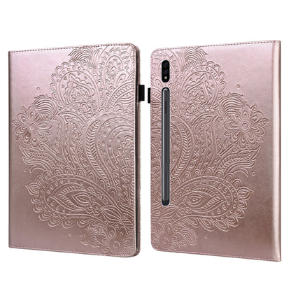 Peacock Embossed Pattern Leather Tablet Case