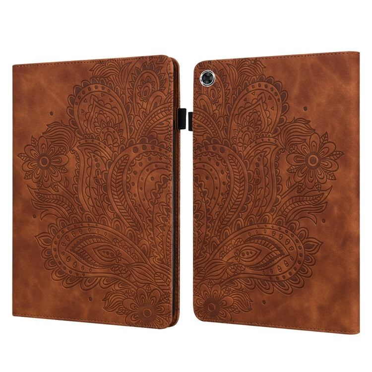 Peacock Embossed Pattern Leather Tablet Case