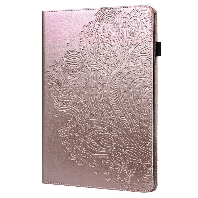 Peacock Embossed Pattern Leather Tablet Case