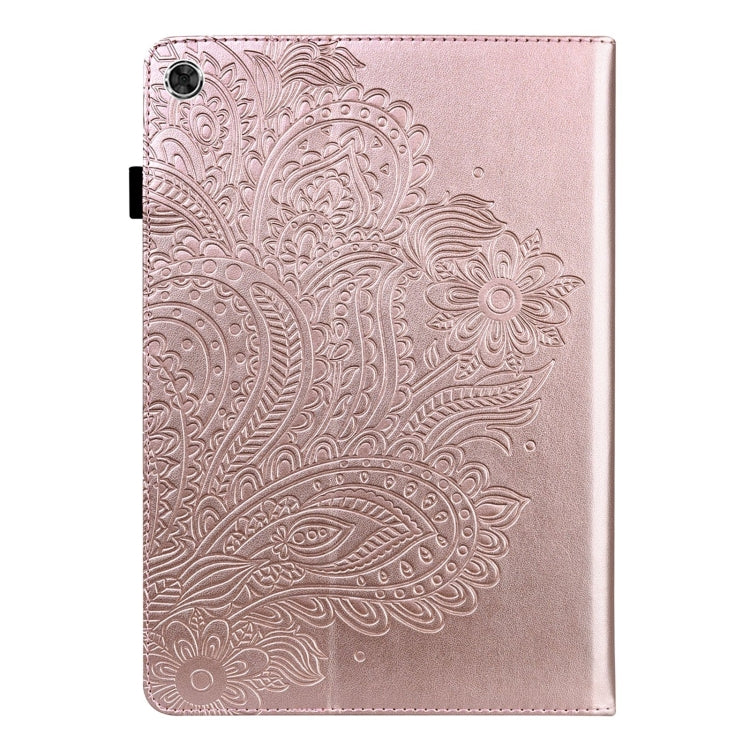 Peacock Embossed Pattern Leather Tablet Case