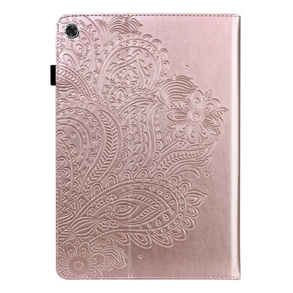 Peacock Embossed Pattern Leather Tablet Case