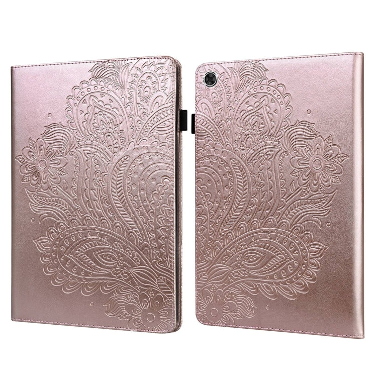 Peacock Embossed Pattern Leather Tablet Case