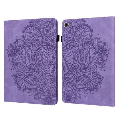 Peacock Embossed Pattern Leather Tablet Case