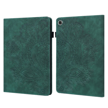 Peacock Embossed Pattern Leather Tablet Case
