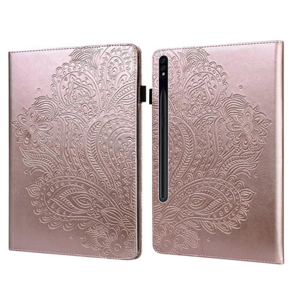 Peacock Embossed Pattern Leather Tablet Case