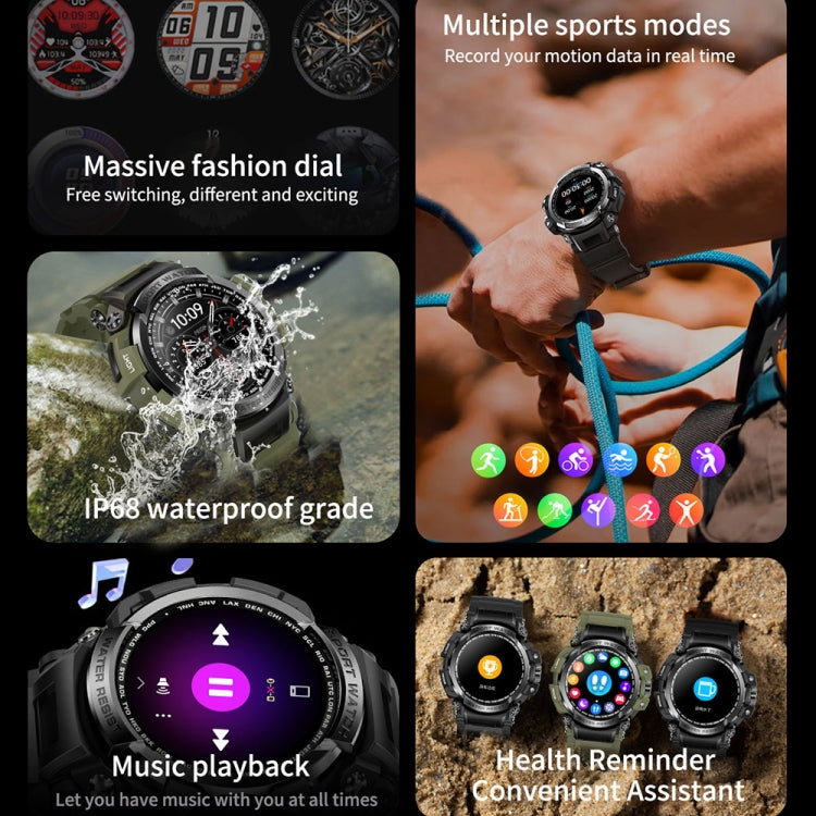 1.32 inch IP68 Sport Smart Watch
