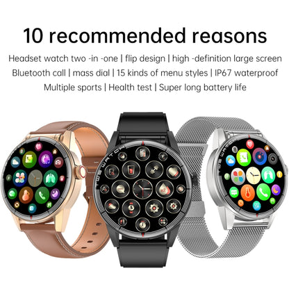 R6 1.32 inch 2 in 1 Bluetooth Earphone Smart Watch