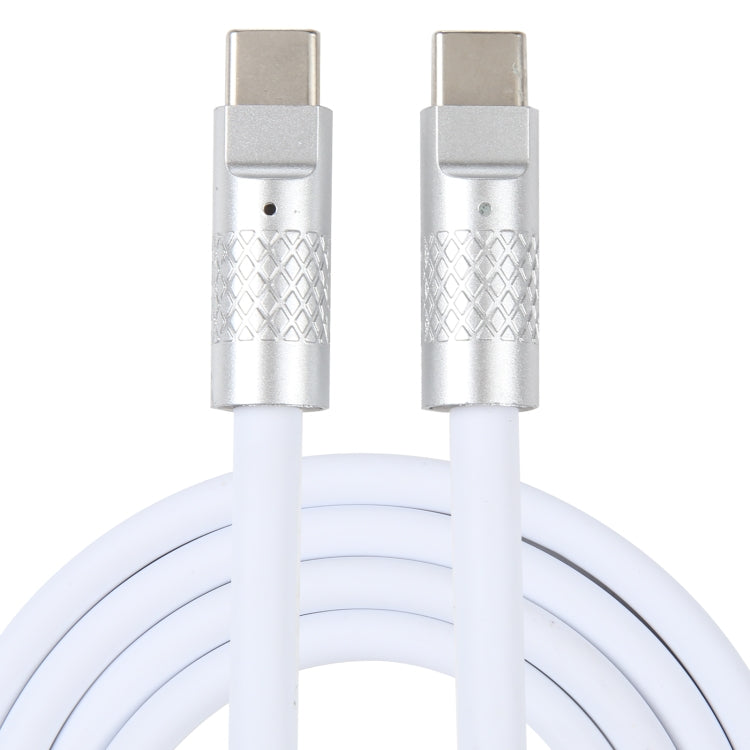 Mech Series 120W USB-C / Type-C to USB-C / Type-C Metal Plug Silicone Fast Charging Data Cable, L...