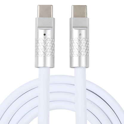 Mech Series 120W USB-C / Type-C to USB-C / Type-C Metal Plug Silicone Fast Charging Data Cable, L...