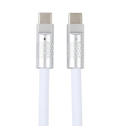 Mech Series 120W USB-C / Type-C to USB-C / Type-C Metal Plug Silicone Fast Charging Data Cable, L...