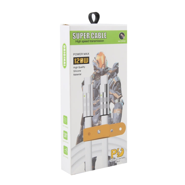 Mech Series 120W USB-C / Type-C to USB-C / Type-C Metal Plug Silicone Fast Charging Data Cable, L...