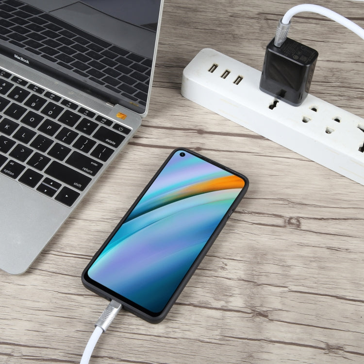 Mech Series 120W USB-C / Type-C to USB-C / Type-C Metal Plug Silicone Fast Charging Data Cable, L...