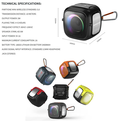 HOPESTAR Partyone mini Outdoor Wireless Bluetooth Speaker