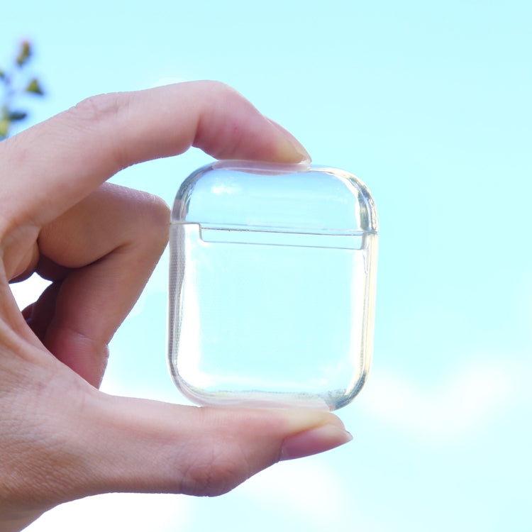 Transparent TPU Soft Earphone Protective Case without Hook, For AirPods 1 / 2 without Hook�������...