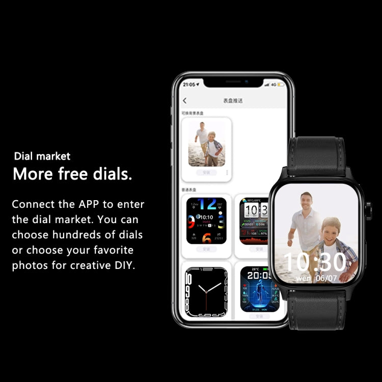 GT22 1.85 inch TFT Screen Silicone Band Health Smart Watch, Support Bluetooth Call / Plateau Bloo...