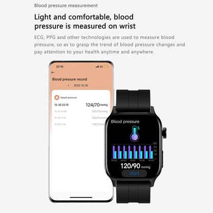 GT22 1.85 inch TFT Screen Silicone Band Health Smart Watch, Support Bluetooth Call / Plateau Bloo...