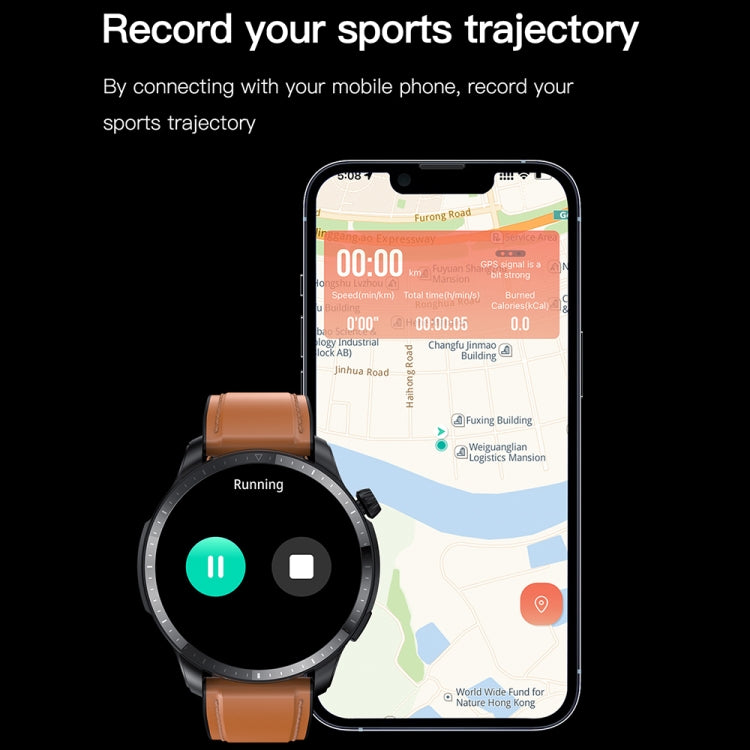T52 1.39 inch IP67 Waterproof Silicone Band Smart Watch Supports Bluetooth Call / Blood Oxygen / ...