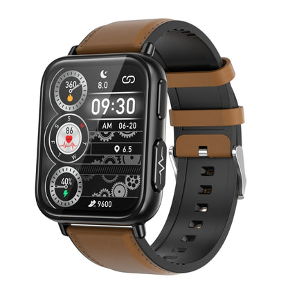 TK10 1.91 inch IP68 Waterproof Leather Band Smart Watch Supports AI Medical Diagnosis/ Blood Oxyg...