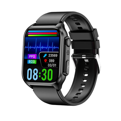 TK12 1.96 inch IP67 Waterproof Silicone Band Smart Watch Supports ECG / Remote Families Care / Bl...