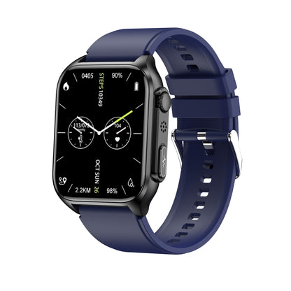 TK12 1.96 inch IP67 Waterproof Silicone Band Smart Watch Supports ECG / Remote Families Care / Bl...