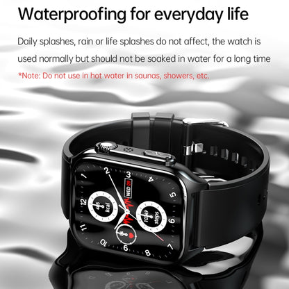 TK12 1.96 inch IP67 Waterproof Silicone Band Smart Watch Supports ECG / Remote Families Care / Bl...