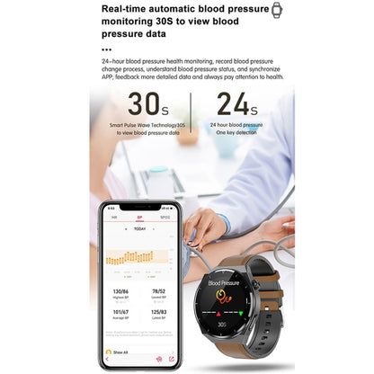 TK20 1.39 inch Silicone Band Smart Watch Supports ECG / Remote Families Care / Body Temperature M...
