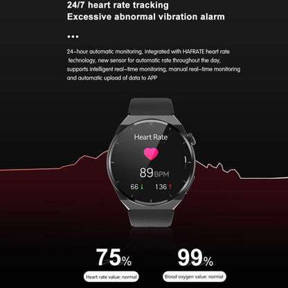 TK20 1.39 inch Silicone Band Smart Watch Supports ECG / Remote Families Care / Body Temperature M...