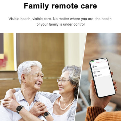 TK20 1.39 inch Silicone Band Smart Watch Supports ECG / Remote Families Care / Body Temperature M...