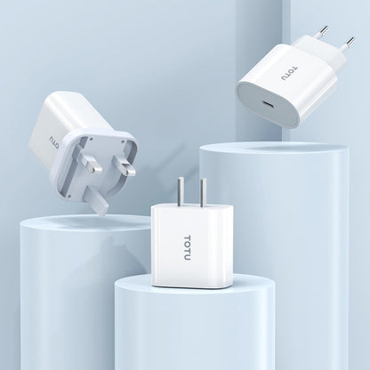 TOTU PD 20W Type-C Port Charger, EU Plug, UK Plug, CN Plug
