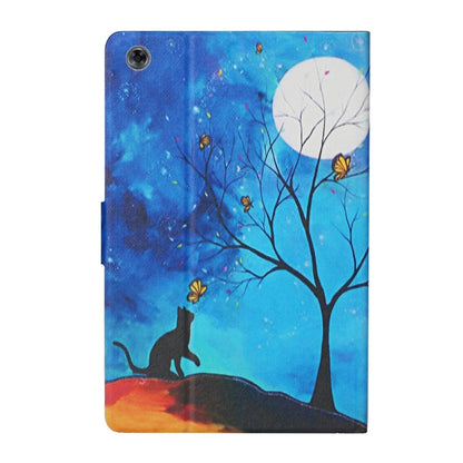 Colored Drawing Pattern Horizontal Flip Leather Case with Holder & Card Slots