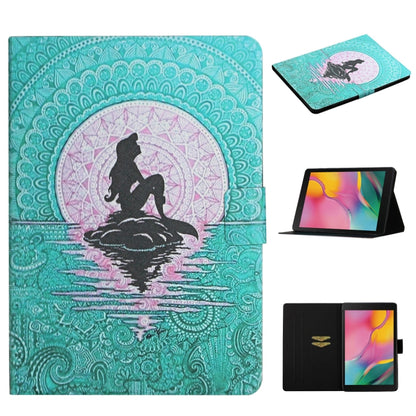 Colored Drawing Pattern Horizontal Flip Leather Case with Holder & Card Slots