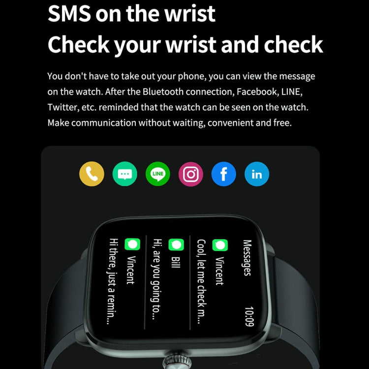 1.96 inch IP67 Waterproof Silicone Band Smart Watch