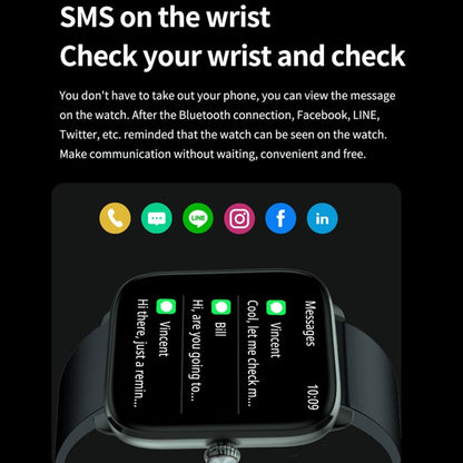 1.96 inch IP67 Waterproof Silicone Band Smart Watch