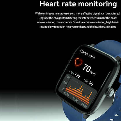 1.96 inch IP67 Waterproof Silicone Band Smart Watch
