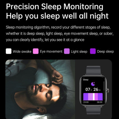 1.96 inch IP67 Waterproof Silicone Band Smart Watch