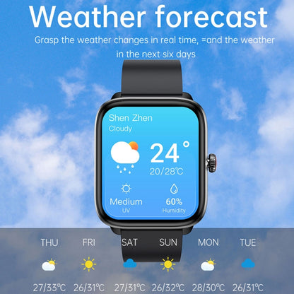 1.96 inch IP67 Waterproof Silicone Band Smart Watch