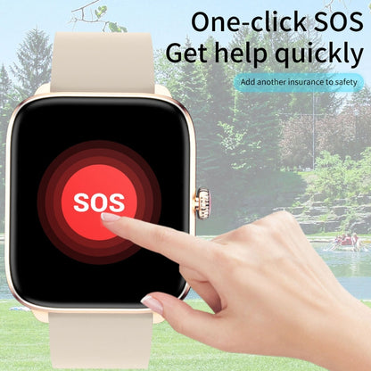 1.96 inch IP67 Waterproof Silicone Band Smart Watch