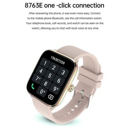 1.96 inch IP67 Waterproof Silicone Band Smart Watch