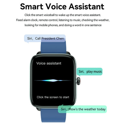 1.96 inch IP67 Waterproof Silicone Band Smart Watch