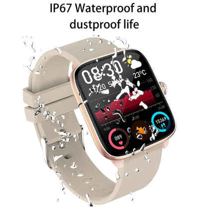 1.96 inch IP67 Waterproof Silicone Band Smart Watch