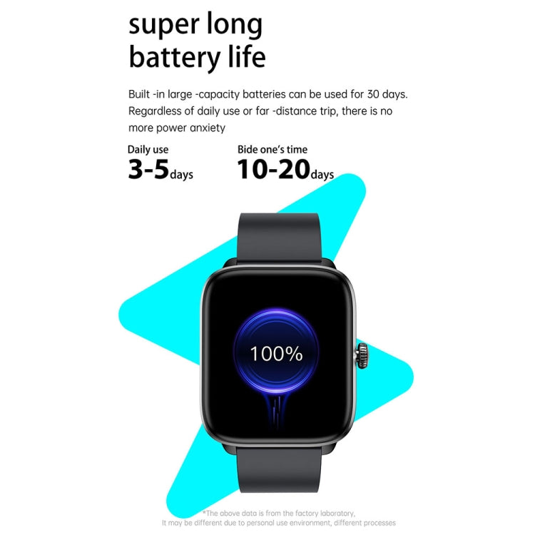 1.96 inch IP67 Waterproof Silicone Band Smart Watch
