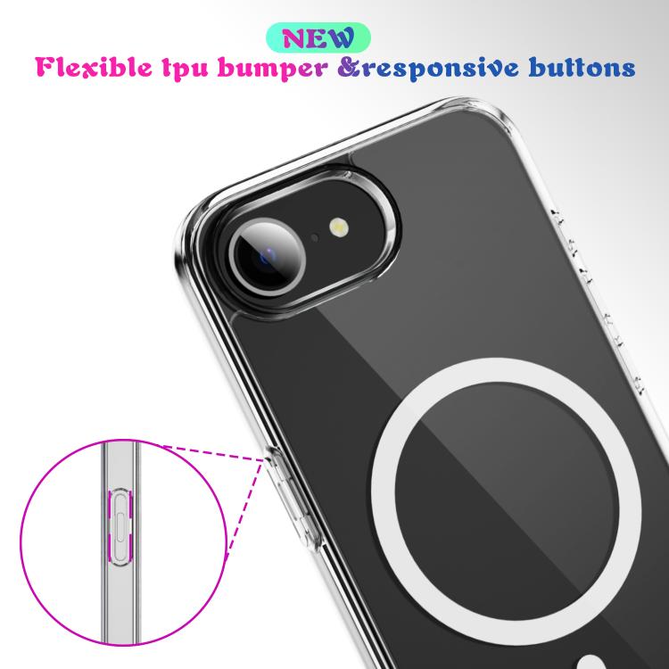 MagSafe Clear Acrylic PC +TPU Phone Case, For iPhone 16e, For iPhone 16 Pro Max, For iPhone 16 Pr...