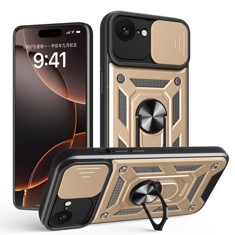 Sliding Camera Cover Design TPU+PC Phone Case