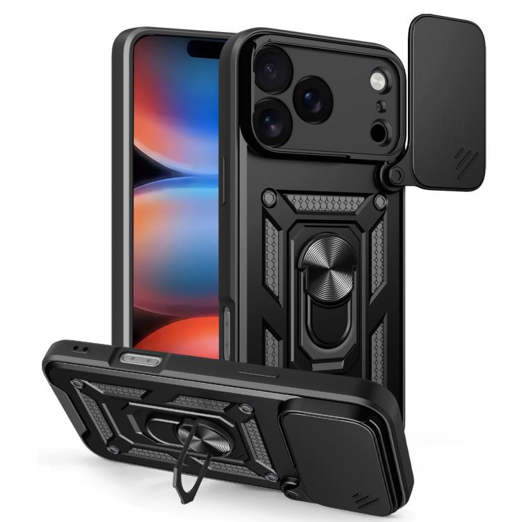 Sliding Camera Cover Design TPU+PC Phone Case