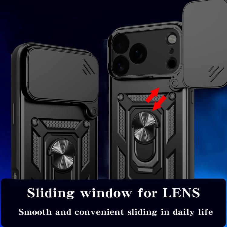 Sliding Camera Cover Design TPU+PC Phone Case